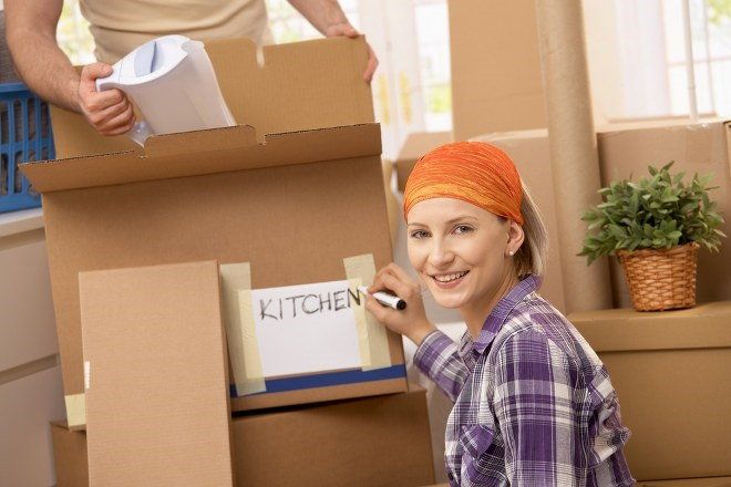 packing the kitchen