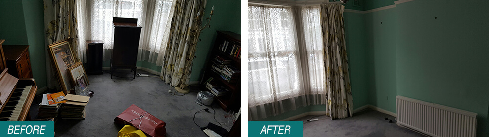 House Clearance South Kensington Before After Photo