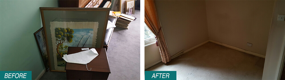 House Clearance Hounslow Before After Photo